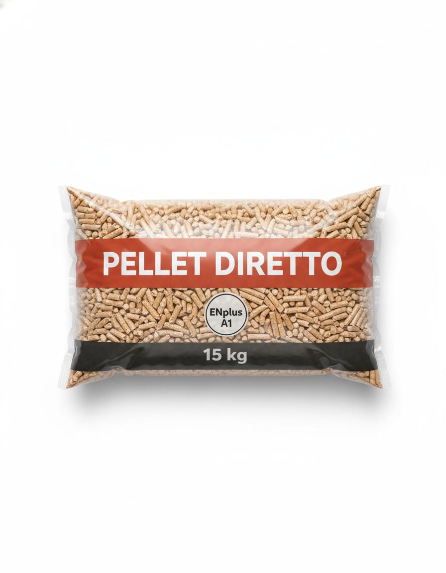 Mezzo bancale pellet ENplus A1 – 40 sacchi da 15 kg