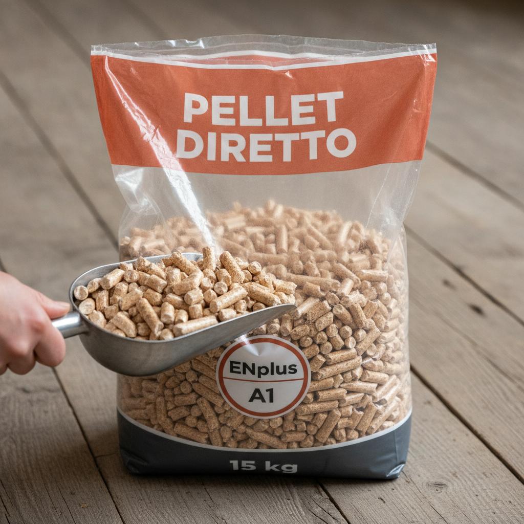 Bancale pellet ENplus A1 – 70 sacchi da 15 kg